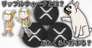 【使ってみた】どれくらい貯まる?リップルウォークの貯め方などを解説